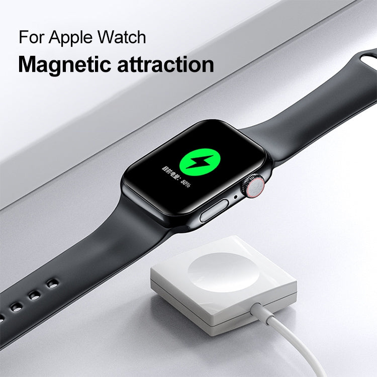 adj-981 Portable Magnetic Wireless Charger for Apple Watch (White) - Others by buy2fix | Online Shopping UK | buy2fix