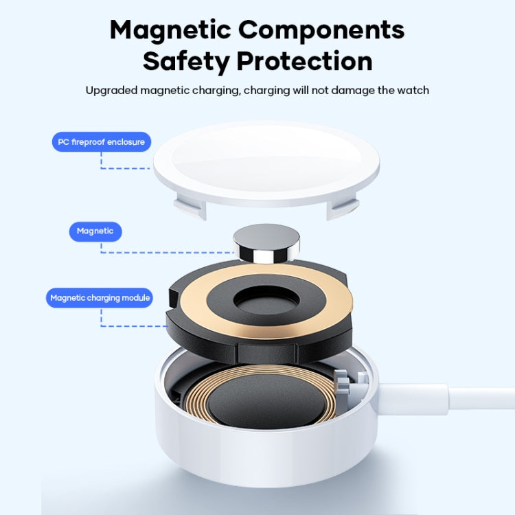 3 in 1 USB-C / Type-C to 8 Pin + USB-C / Type-C + Magnetic Watch Wireless Charger Data Cable, Cable Length: 1.2m - Multifunction Cable by buy2fix | Online Shopping UK | buy2fix