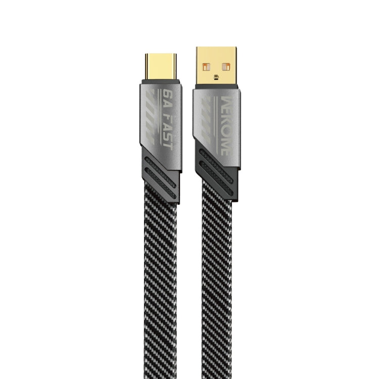 WK WDC-190a Mech Series 6A USB to USB-C/Type-C Fast Charge Data Cable, Length: 1m(Tarnish) -  by WK | Online Shopping UK | buy2fix