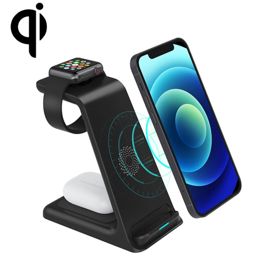 C200 3 in 1 QI Wireless Charger for iPhone & AirPods & Apple Watch - Apple Accessories by buy2fix | Online Shopping UK | buy2fix