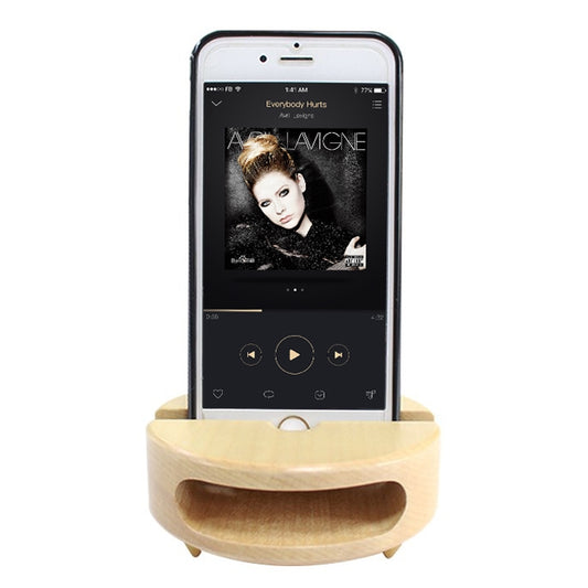 Creative Wooden Mobile Phone Bracket Holder - Desktop Holder by buy2fix | Online Shopping UK | buy2fix