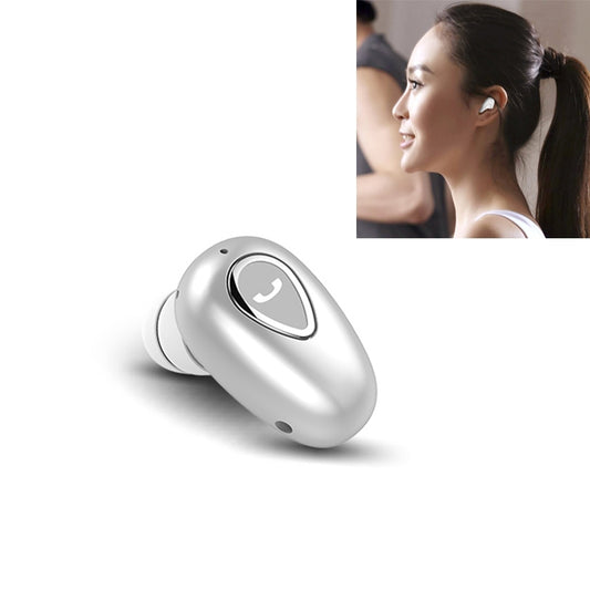 YX01 Sweatproof Bluetooth 4.1 Wireless Bluetooth Earphone, Support Memory Connection & HD Call (Silver) - Bluetooth Earphone by buy2fix | Online Shopping UK | buy2fix