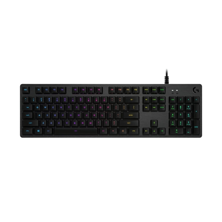 Logitech G512 RGB C-axis Mechanical Wired Gaming Keyboard, Length: 1.8m (Black) - Wired Keyboard by Logitech | Online Shopping UK | buy2fix