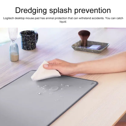 Logitech Keyboard Mouse Desk Mat Pad (Grey) -  by Logitech | Online Shopping UK | buy2fix