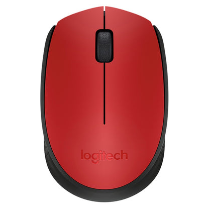 Logitech M170 1000DPI USB Wireless Mouse with 2.4G Receiver (Red) - Wireless Mice by Logitech | Online Shopping UK | buy2fix
