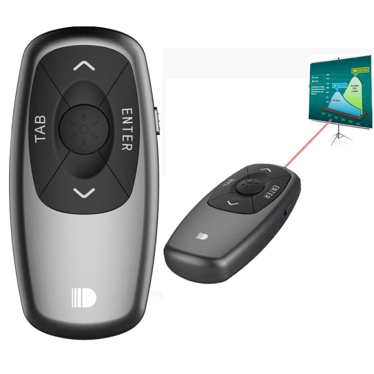 Doosl DSIT011 2.4GHz Mini Rechargeable PowerPoint Presentation Remote Control, Control Distance: 100m(Black) -  by DOOSL | Online Shopping UK | buy2fix