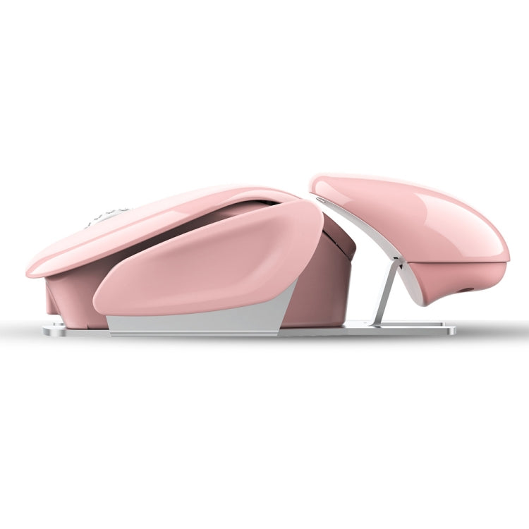 HXSJ T37 2.4GHz 1600dpi 3-modes Adjustable Wireless Mute Mouse (Pink) - Computer & Networking by HXSJ | Online Shopping UK | buy2fix