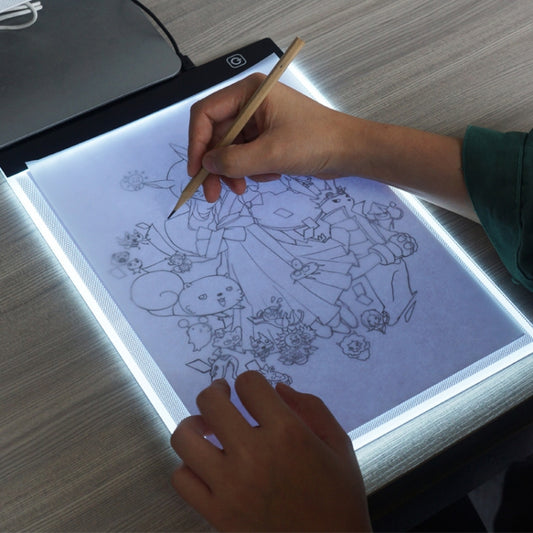 Ultra-thin A4 Size Portable USB LED Artcraft Tracing Light Box Copy Board for Artists Drawing Sketching Animation and X-ray Viewing - Consumer Electronics by buy2fix | Online Shopping UK | buy2fix