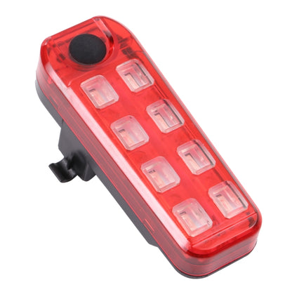 QZ-W007 8 x SMD Rechargeable Monochromatic Bicycle Safety Warning Tail Light(Red Light) - Taillights by buy2fix | Online Shopping UK | buy2fix