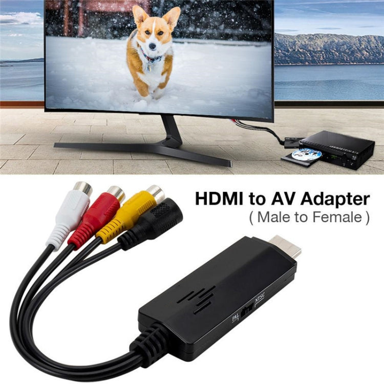 HD Video to 3RCA AV CVBS Converter Adapter - Converter by buy2fix | Online Shopping UK | buy2fix