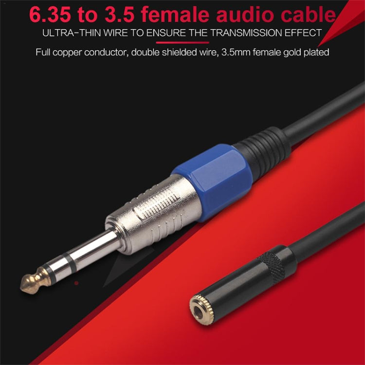 3094MF-03 6.35mm Male to 3.5mm Female Audio Cable, Length: 0.3m - Consumer Electronics by buy2fix | Online Shopping UK | buy2fix