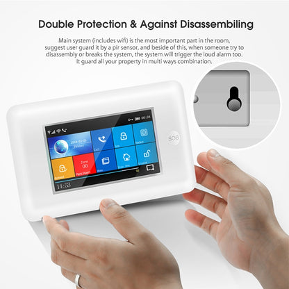 PG-106-GSM GSM/GPRS + WiFi Intelligent Alarm System with Touch Screen & RFID Function - Security by buy2fix | Online Shopping UK | buy2fix