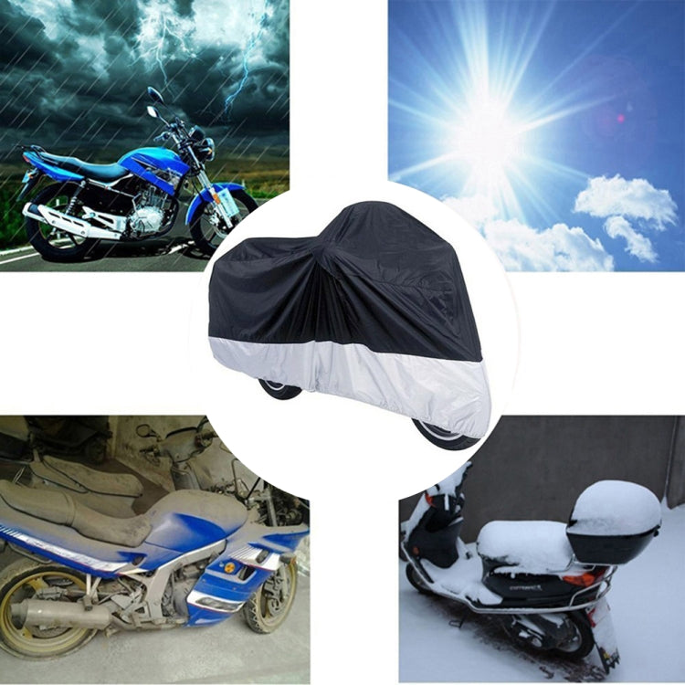 210D Oxford Cloth Motorcycle Electric Car Rainproof Dust-proof Cover, Size: L (Silver) - Raincoat by buy2fix | Online Shopping UK | buy2fix