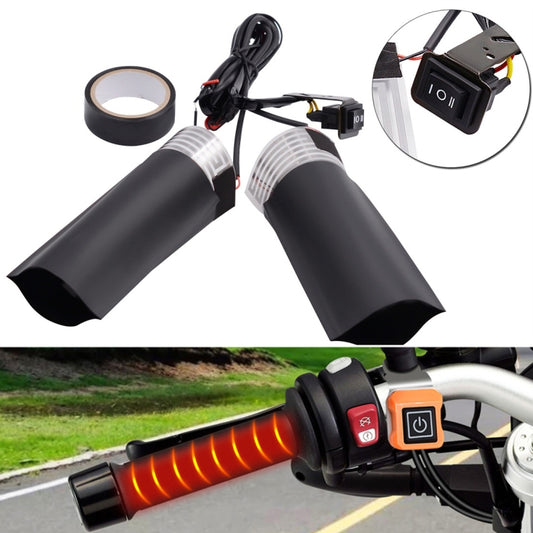 CS-043A1 Motorcycle Modified Electric Heating Hand Cover Heated Grip Handlebar - Grips by buy2fix | Online Shopping UK | buy2fix