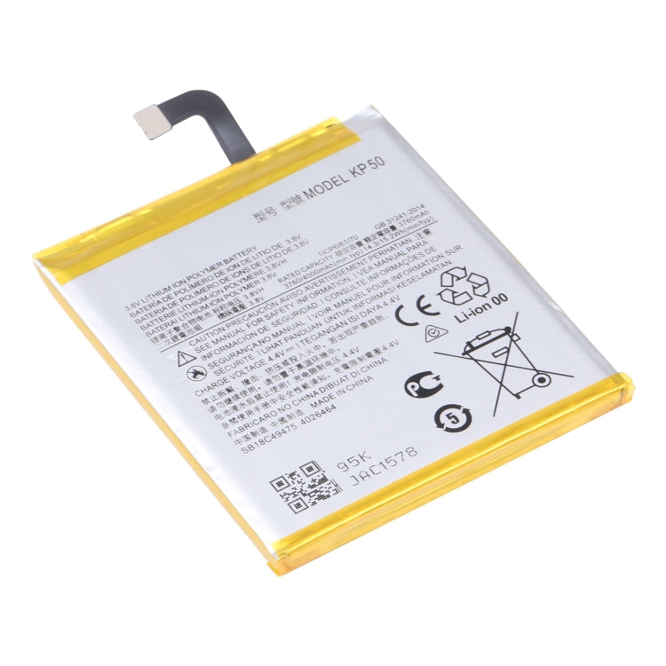 For Motorola One Zoom / One Pro 4000mAh Replacement Li-Polymer Battery KP50 - For Motorola by buy2fix | Online Shopping UK | buy2fix