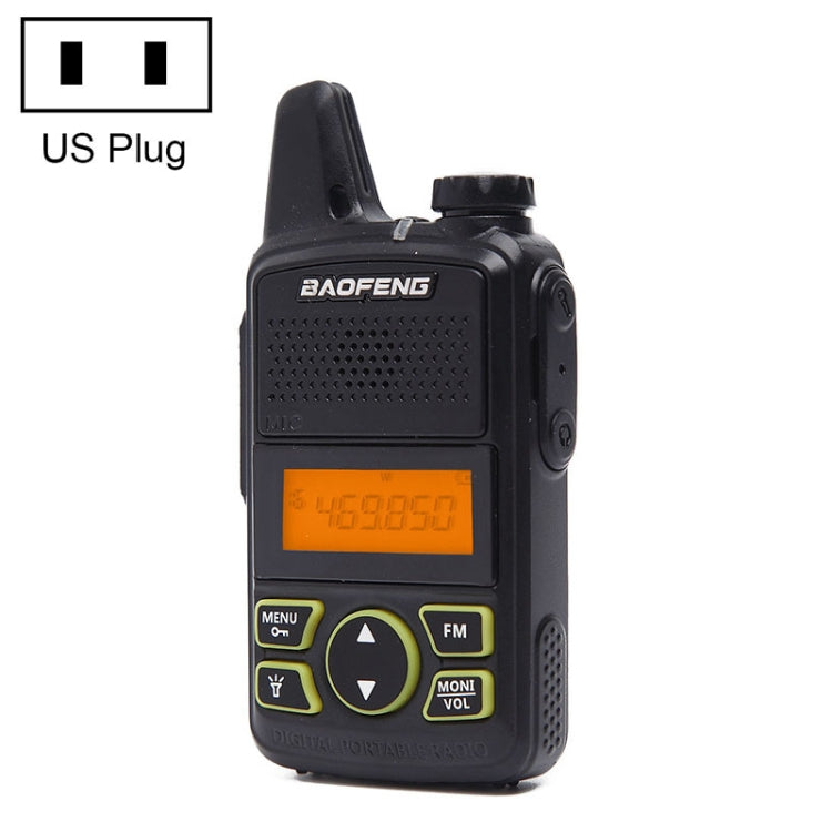 BaoFeng BF-T1 Single Band Radio Handheld Walkie Talkie, US Plug - Handheld Walkie Talkie by BAOFENG | Online Shopping UK | buy2fix