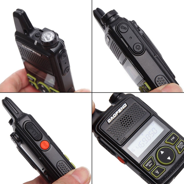 BaoFeng BF-T1 Single Band Radio Handheld Walkie Talkie, US Plug - Handheld Walkie Talkie by BAOFENG | Online Shopping UK | buy2fix