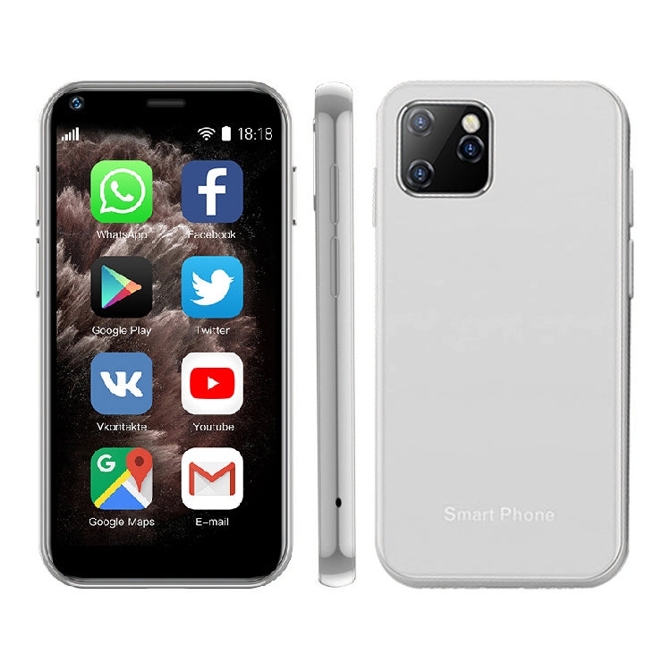 SOYES XS11, 1GB+8GB, 2.5 inch MTK6580 Quad Core up to 1.3GHz, Bluetooth, WiFi, FM, Network: 3G, Dual SIM(White) - SOYES by SOYES | Online Shopping UK | buy2fix