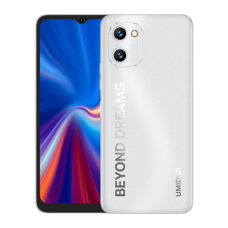 [HK Warehouse] UMIDIGI C1,3GB+32GB, Dual Back Cameras, 5150mAh Battery, Face Identification, 6.52 inch Android 12 Go MTK6739 Quad Core up to 1.5GHz, Network: 4G, OTG, Dual SIM(Matte Silver) - UMIDIGI by UMIDIGI | Online Shopping UK | buy2fix