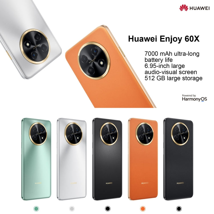 Huawei Enjoy 60X 256GB STG-AL00, China Version, Dual Back Cameras, Side Fingerprint Identification, 7000mAh Battery, 6.95 inch HarmonyOS 3.0 Qualcomm Snapdragon 680 Octa Core 2.4GHz, Network: 4G, OTG, NFC, Not Support Google Play(Silver) - Huawei Mate & P by Huawei | Online Shopping UK | buy2fix