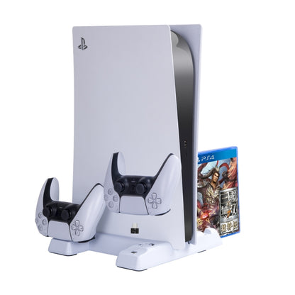 DOBE TP5-0593 Multi-function Stand With Game Disc Storage For PS5 - Holder by DOBE | Online Shopping UK | buy2fix