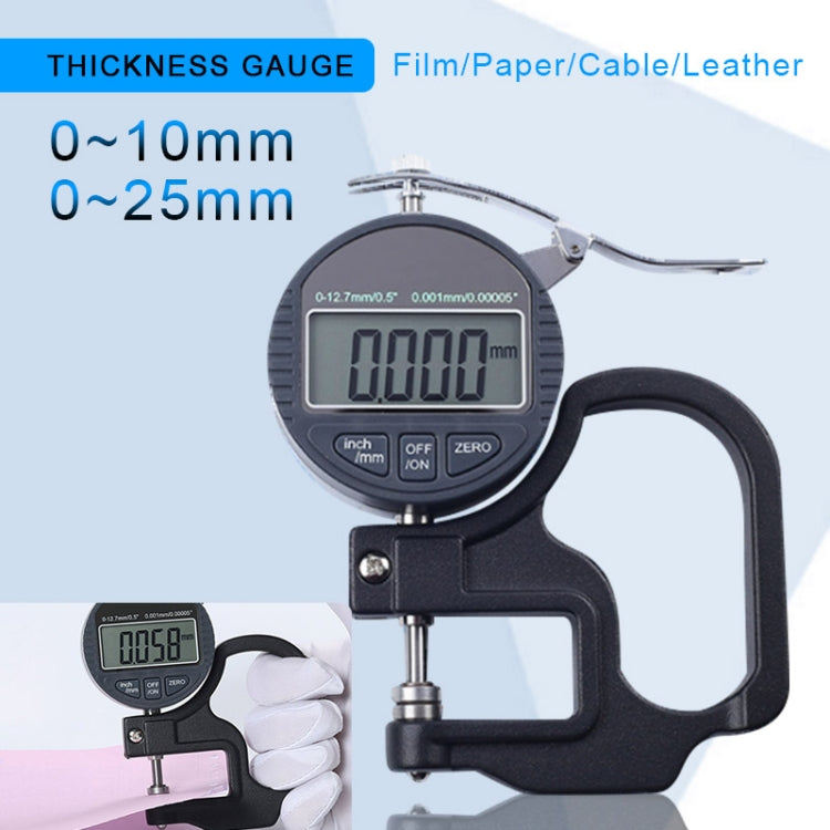 0-25mm Range 30mm Probe Digital Display Micrometer Thickness Gauge - Consumer Electronics by buy2fix | Online Shopping UK | buy2fix