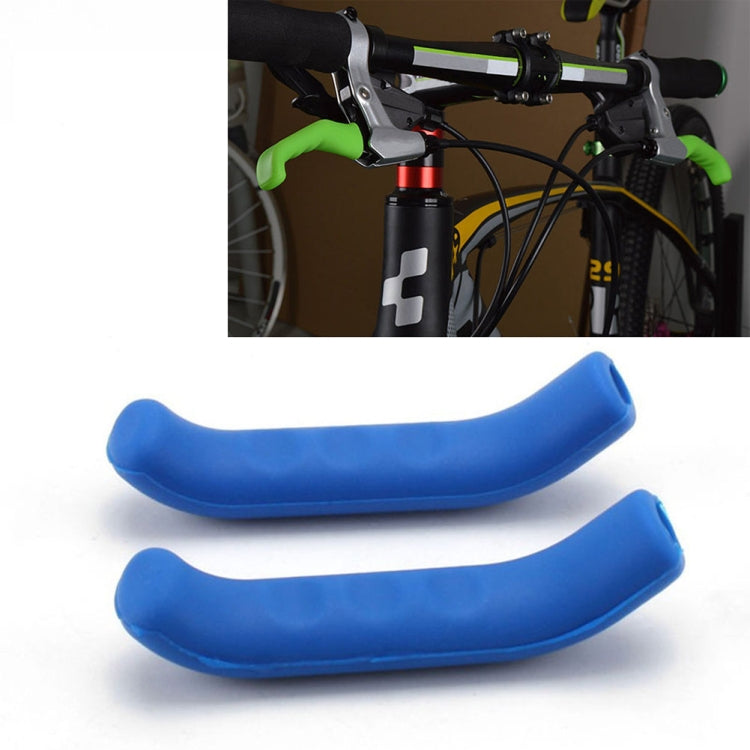 1Pair Universal Type Bicycle Brake Silicone Protection Covers(Blue) - Outdoor & Sports by buy2fix | Online Shopping UK | buy2fix