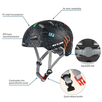 GUB V1 Professional Cycling Helmet Sports Safety Cap, Size: M(White) - Protective Helmet & Masks by GUB | Online Shopping UK | buy2fix