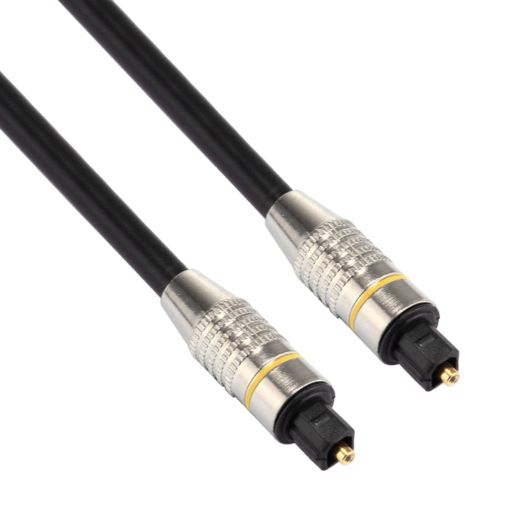 1m OD6.0mm Nickel Plated Metal Head Toslink Male to Male Digital Optical Audio Cable - Audio Optical Cables by buy2fix | Online Shopping UK | buy2fix