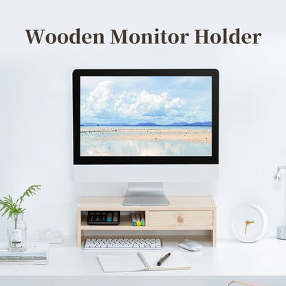 ORICO MSR-01-WD-BP Wood Grain Computer Monitor Holder, Size: 50 x 20 x 6.1cm - Computer & Networking by ORICO | Online Shopping UK | buy2fix
