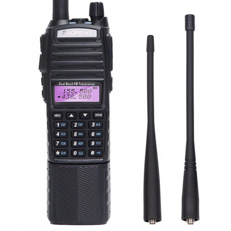 BaoFeng UV-82T Tri-Band Two-Way Radio Dual Antenna Handheld Walkie Talkie, EU Plug - Handheld Walkie Talkie by BAOFENG | Online Shopping UK | buy2fix