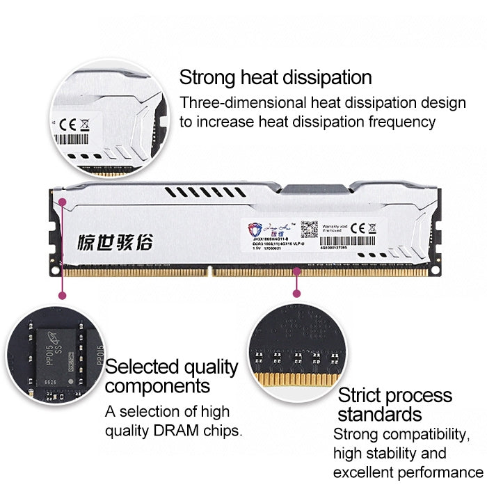 JingHai 1.2V DDR4 2666MHz 16GB Memory RAM Module for Desktop PC - RAMs by JingHai | Online Shopping UK | buy2fix