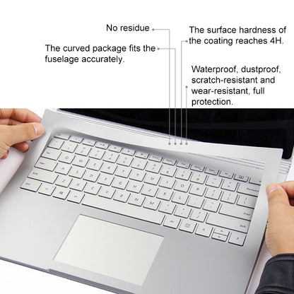 4 in 1 Notebook Shell Protective Film Sticker Set for Microsoft Surface Book 13.5 inch(Silver) - Computer & Networking by buy2fix | Online Shopping UK | buy2fix