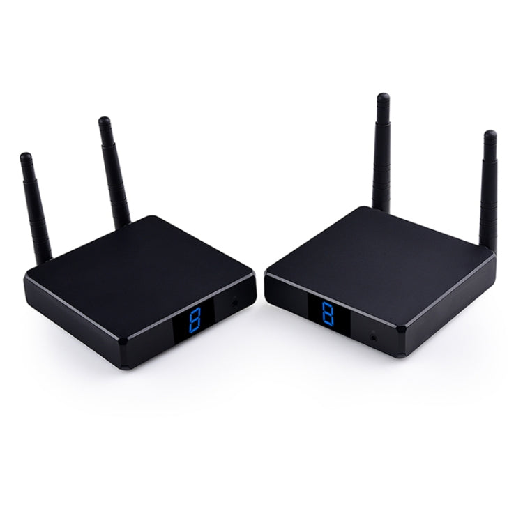 Measy FHD686-2 Full HD 1080P 3D 2.4GHz / 5.8GHz Wireless HD Multimedia Interface Extender 1 Transmitter + 2 Receiver, Transmission Distance: 200m(UK Plug) - Set Top Box & Accessories by Measy | Online Shopping UK | buy2fix