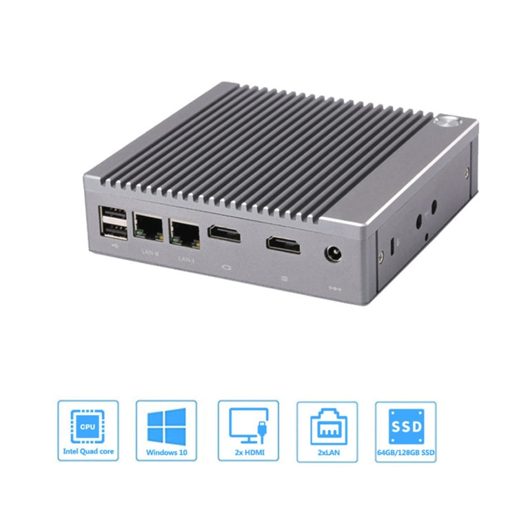 K660S Windows and Linux System Mini PC, Intel Celeron Processor N2840 Quad-Core 1.83- 2.25GHz, 4GB RAM + 64GB SSD - Windows Mini PCs by buy2fix | Online Shopping UK | buy2fix