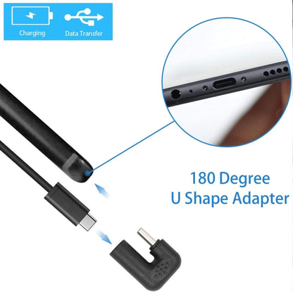 U-shaped USB-C / Type-C Male to Female Adapter - Computer & Networking by buy2fix | Online Shopping UK | buy2fix