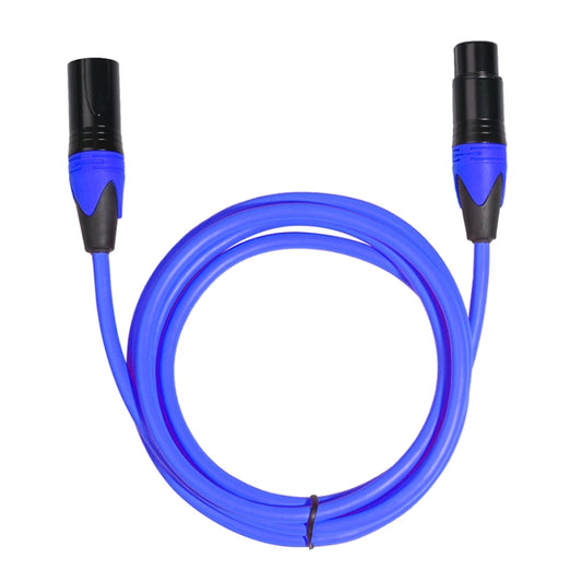 XRL Male to Female Microphone Mixer Audio Cable, Length: 1.8m (Blue) - Consumer Electronics by buy2fix | Online Shopping UK | buy2fix