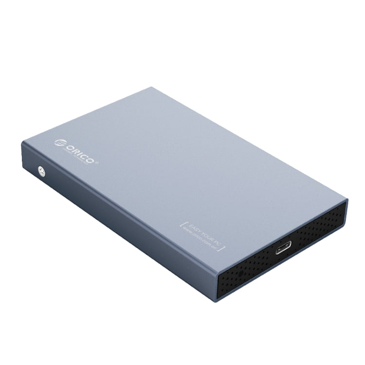 ORICO 2518C3-G2 HDD SSHD SSD 2.5 inch USB3.1 Gen2 USB-C / Type-C Interface Aluminum Alloy Hard Drive Enclosure, Support Capacity: 4TB(Dark Gray) - HDD Enclosure by ORICO | Online Shopping UK | buy2fix