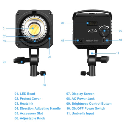 PULUZ 220V150W 3200K-5600K Studio Video Light + 2.8m Light Holder + 65cm Foldable Lantern Softbox Photography Kit(AU Plug) - Camera Accessories by PULUZ | Online Shopping UK | buy2fix