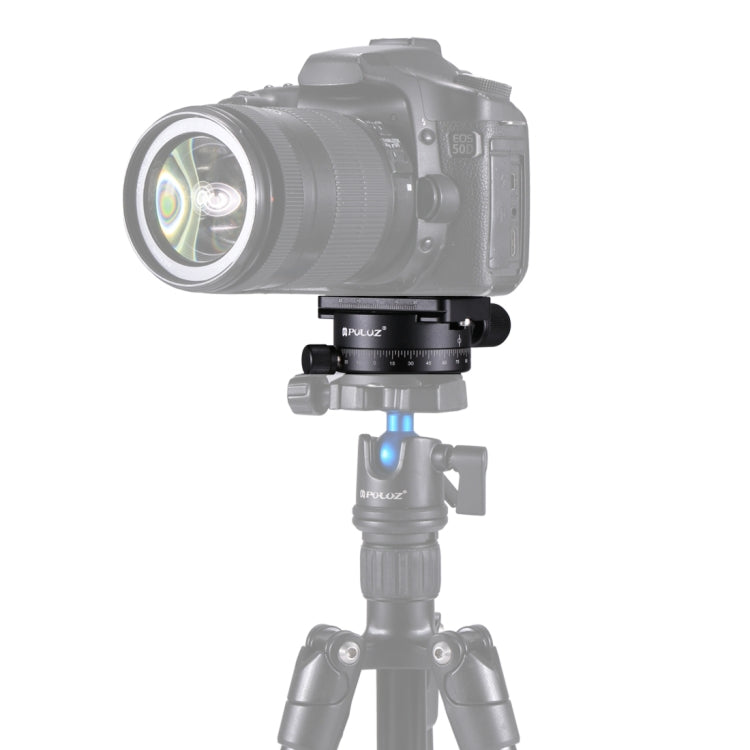 PULUZ Aluminum Alloy 360 Degree Rotation Panorama Ball Head with Quick Release Plate for Camera Tripod Head - Camera Accessories by PULUZ | Online Shopping UK | buy2fix