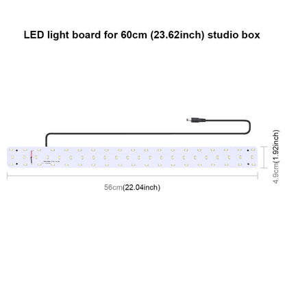 PULUZ 30W 1690LM 60 LEDs SMD 5730 5500K Aluminum Base Light Panel for 60cm Studio Tent - Camera Accessories by PULUZ | Online Shopping UK | buy2fix