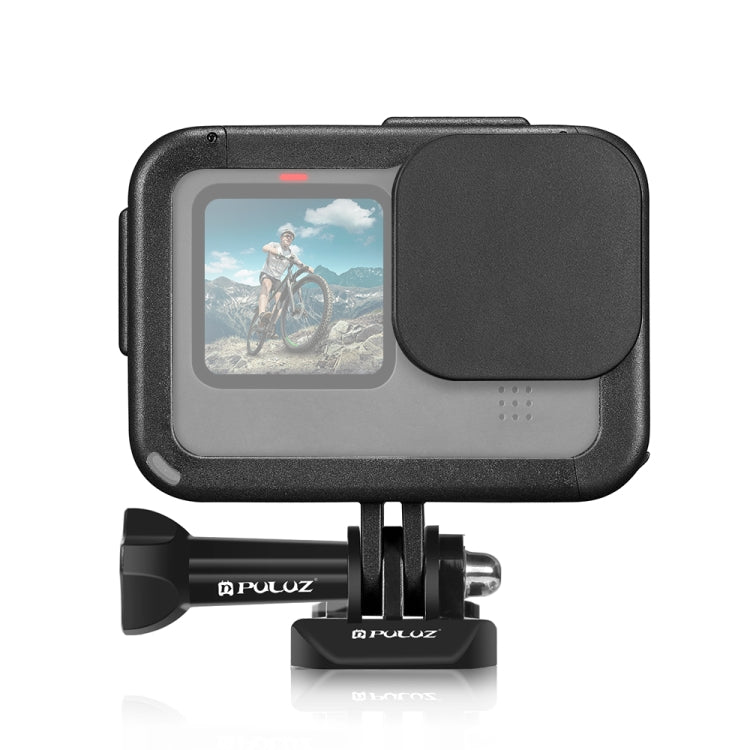 PULUZ Frame Expansion PA Cage with Side Interface Cover for GoPro HERO13 Black /12 Black /11 Black /10 Black /9 Black(Black) - Protective Frame by PULUZ | Online Shopping UK | buy2fix