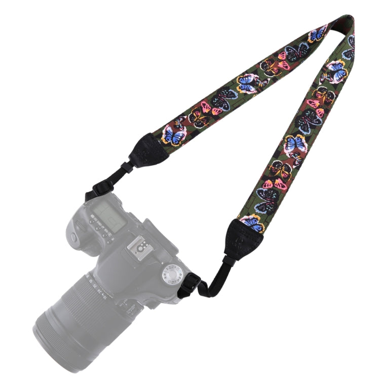 PULUZ Retro Ethnic Style Multi-color Series Butterflies Shoulder Neck Strap Camera Strap for SLR / DSLR Cameras - Camera Accessories by PULUZ | Online Shopping UK | buy2fix