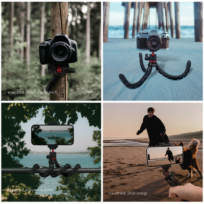 PULUZ Mini Octopus Flexible Tripod Holder with Remote Control for SLR Cameras, GoPro, Cellphone - Portable Mini Tripod by PULUZ | Online Shopping UK | buy2fix