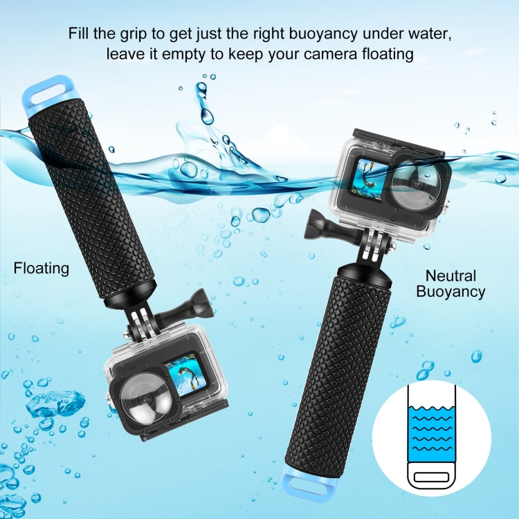 PULUZ Floating Handle Hand Grip Buoyancy Rods for Phones / Action Cameras (Black) - Floating Grip & Ball by PULUZ | Online Shopping UK | buy2fix