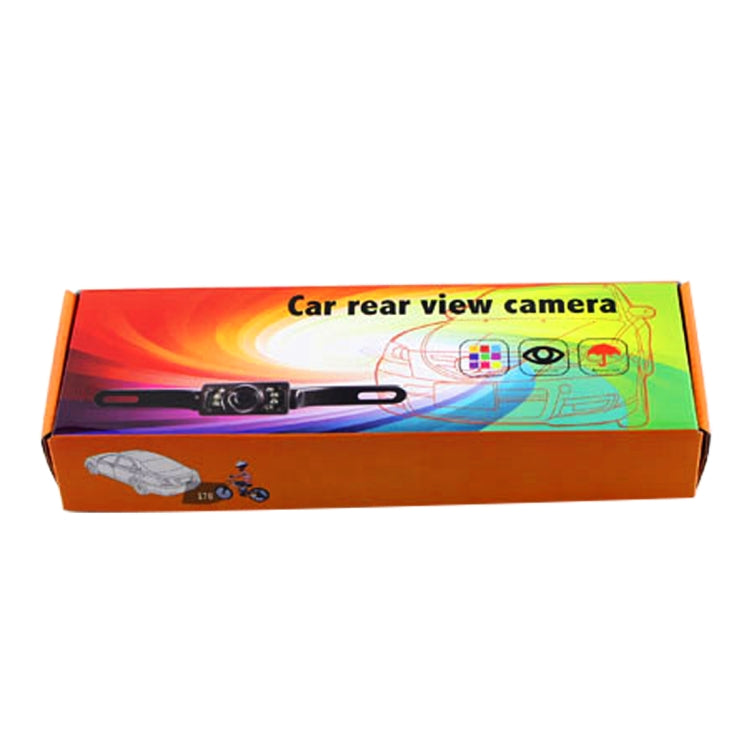 LED Sensor Car Rear View Camera, Support Color Lens / 135 Degree Viewable / Waterproof & Night Sensor Function (E300)(Black) - In Car by buy2fix | Online Shopping UK | buy2fix