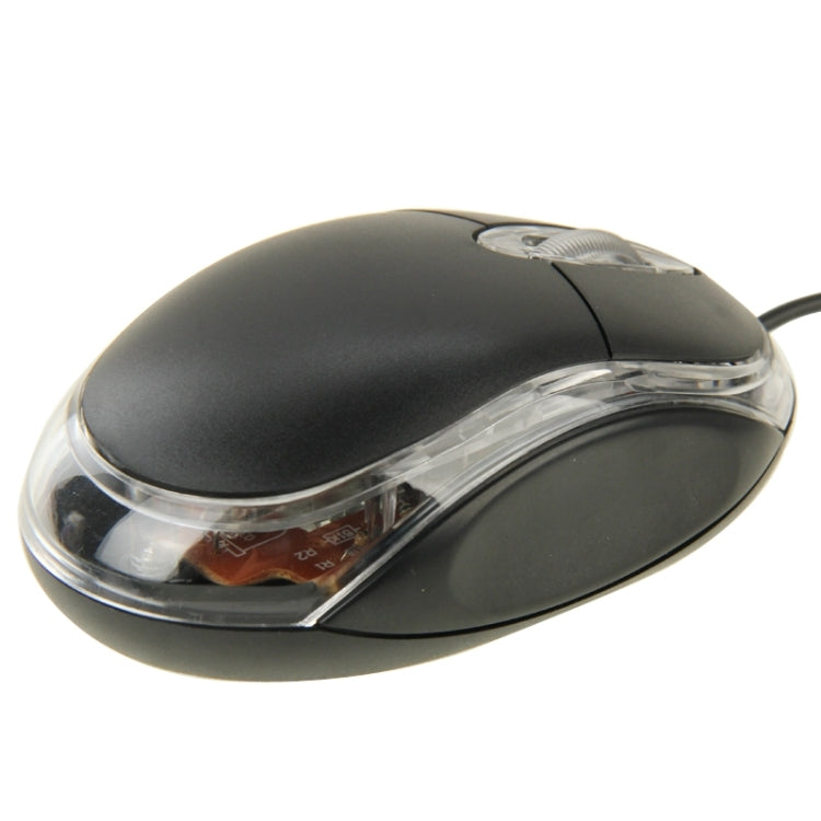 1000dpi Colorful Light USB Scroll Wheel Optical Mouse(Black) - Wired Mice by buy2fix | Online Shopping UK | buy2fix