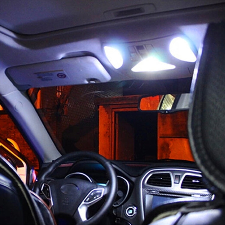 2 PCS 27mm 6 LED 5050 SMD Car Reading Light Bulb(Blue Light) - Dome Lights by buy2fix | Online Shopping UK | buy2fix