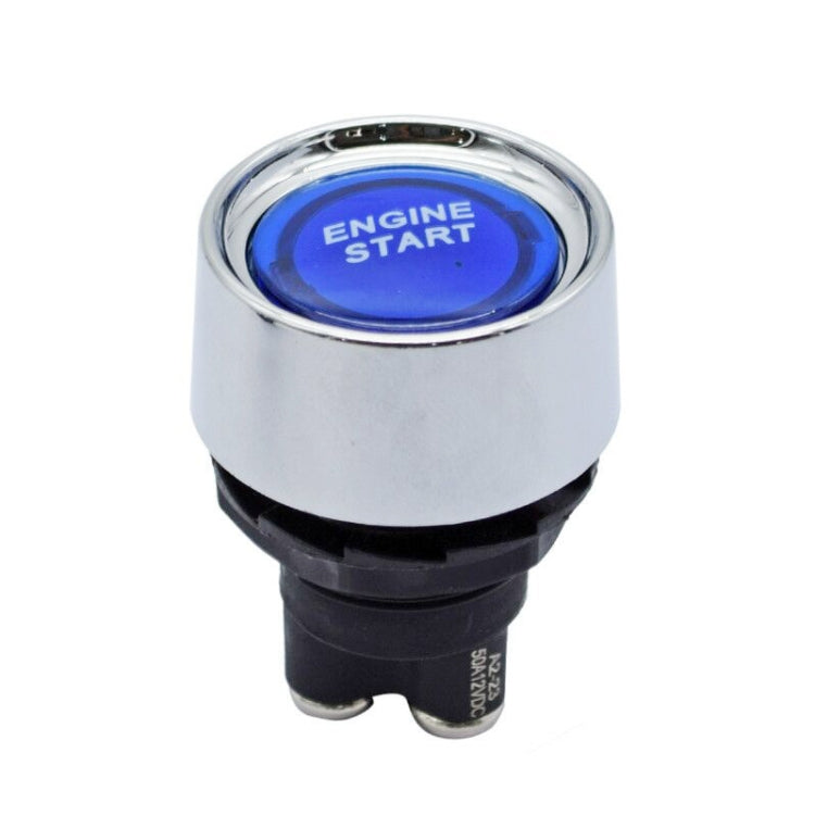 Blue Light Push Start Ignition Switch for Racing Sport (DC 12V) - In Car by buy2fix | Online Shopping UK | buy2fix