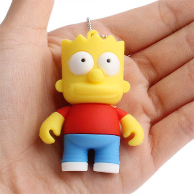 The Simpsons Bart  Shape Silicone USB2.0 Flash disk, Special for All Kinds of Festival Day Gifts (8GB) -  by buy2fix | Online Shopping UK | buy2fix